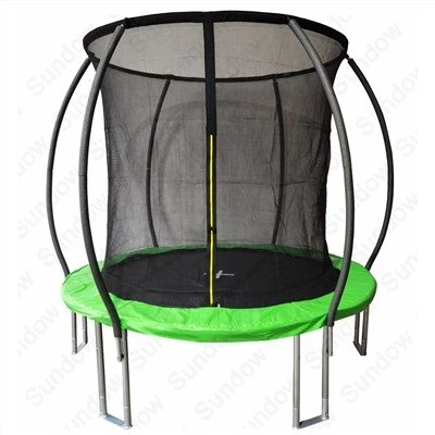 Trampoline enterré avec enclos