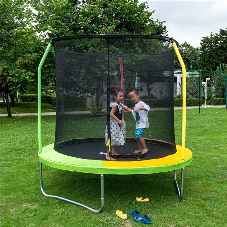 Trampoline de jardin de 8 pieds avec filet de sécurité